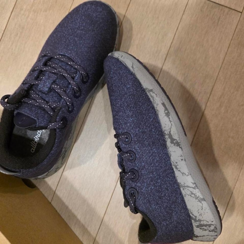 Allbirds Wool Runner Mizzle Thunder Purple Stormy Teal Sneakers W7 A10622W070